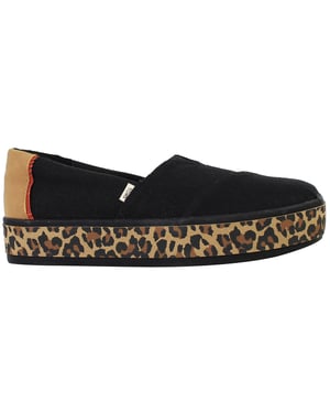Toms Alpargata Boardwalk Womens Black Espadrilles