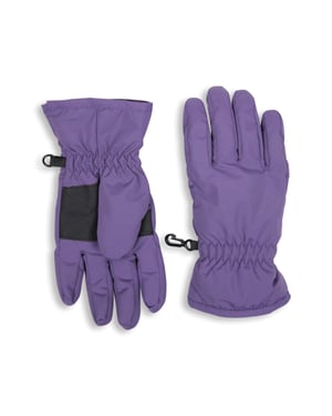 Kids Ski Gloves Warm Snowproof Water Resistant Textured Palm Winter Mittens