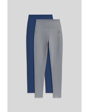 Hoge taille katoen-lycra jersey leggings