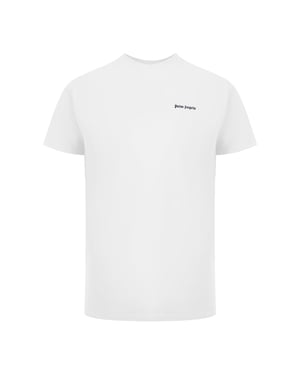 Korte Mouwen Rekbare T-shirt in Wit