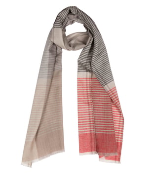 'Neptune' Cashmere & Merino Wool Pashmina