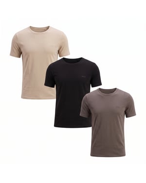 Pack of 3 Men's Short Sleeve Undershirts 50532811