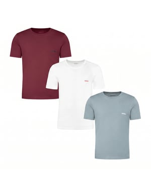 Verpakking van 3 heren T-shirts met korte mouwen 50532811