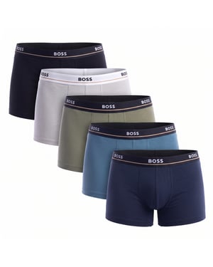 Verpakking van 5 heren katoenen boxershorts 50531660