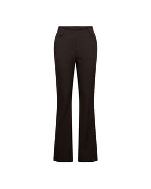 &Co Woman &co women broek penelope heavy travel chocolate