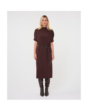 Esqualo Jurk f26-18515 cacao