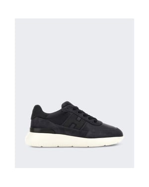 Hogan Heren vetersneaker met h-band detail