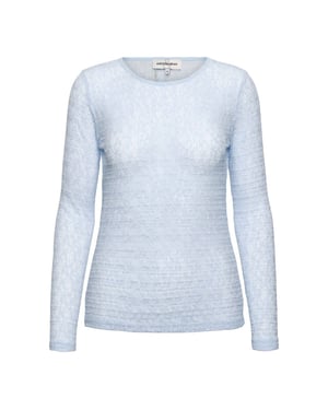 &Co Woman &co women top tris lace chambray