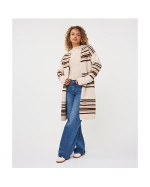Esqualo Vest f26-18504 biscuit melange
