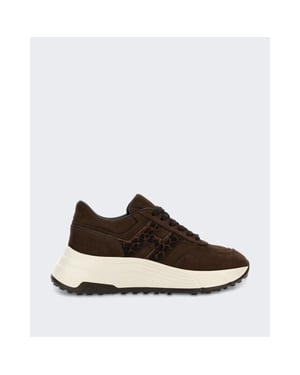 Hogan Dames sneaker h669 allacciato h-grey (3)