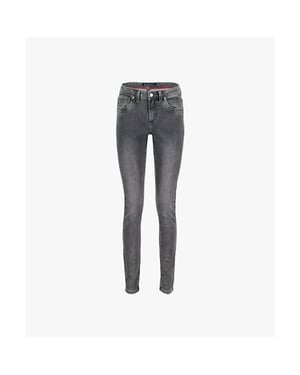Red Button Jeans srb3812 jimmy slim fit grey