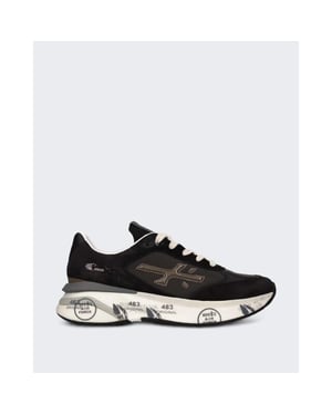 Premiata Dames moerun sneaker blauw