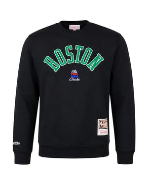 Mitchell & Ness NBA Boston Celtics Embroidered Logo Black Top