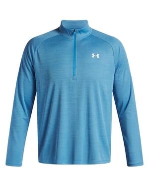 Under Armour Mens Tech Textured Half Zip Top (Eterisk blå)