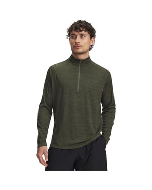 Under Armour Mens Tech Textured Half Zip Top (Grön)