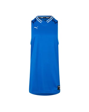 Women's Puma Hoops Team Game Performance Hoodie in Blue Lemonade