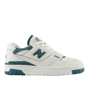 New Balance Dames/Dames 550 Leren Trainers (Wit)