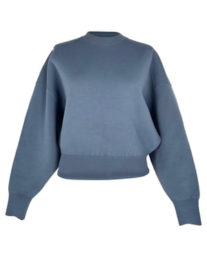 Acne Studios Knitted Sweater in Blue Polyester
