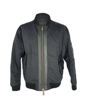 McQ Alexander McQueen Bomber Jacket in Black Polyamide