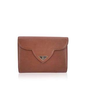 Yves Saint Laurent Vintage Läderkuvertväska YSL