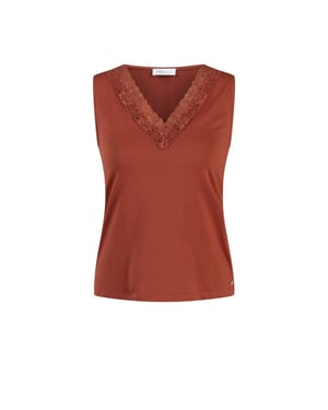 IVY BEAU Dalina top barn red