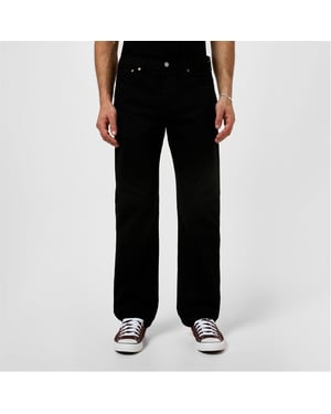 Levis Herr 501 Original Crash Courses Jeans (Svart)