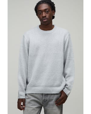 Relaxed Fit Brushed Knitted Jumper