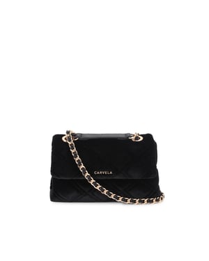 Carvela Velvet Rosa Chain Shoulder Bag