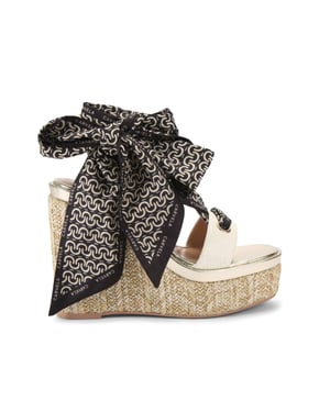 Carvela Sorrento Scarf Wedge Heels