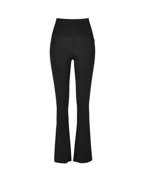 Urban Classics Dames/Dames Stretch Jersey Organic Bootcut Legging (Zwart)