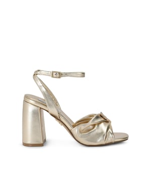Leather Montage Gold Leather Sandals