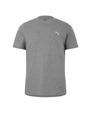 Men's Puma Logo Multipack T-Shirt in Black/Gray Hthr