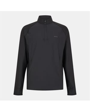 Boss Heren Regular Raglan Active Sweatshirt (Zwart)