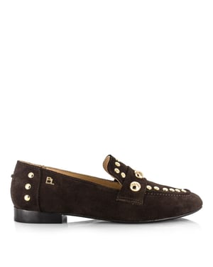 Babouche Mell mocca loafers loafers dames