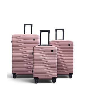 Hårdshell roséguld 8-hjuls bagageväska Resväska - Voyage