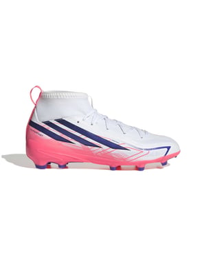 Adidas f50 hyperfast league mid fg j voetbal schoen firm ground jongens -