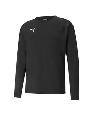 Puma Heren TeamLIGA Langsleeve T-Shirt (Zwart/Wit)