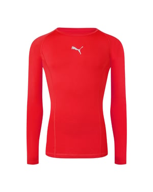 Puma Herr Liga långärmad T-shirt (Röd)