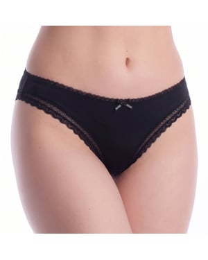 Women's Microfiber Panties with Lace 50545733