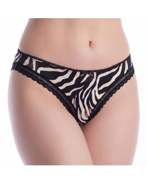 Women's Microfiber Panties with Lace 50545733