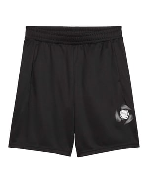 Puma Shorts för barn med aktivt grafiskt tryck och resår i midjan (Puma Black)