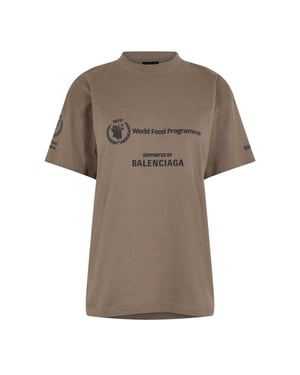 Balenciaga Damers Världsnaturfond T-shirt (Tåpe/Svart)