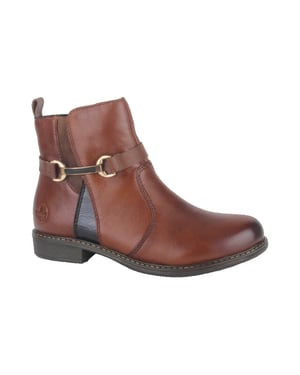 Rieker 74856-22 dames enkellaarzen gekleed