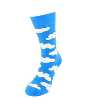 Happy Socks 1-Pack Blue Cloudy