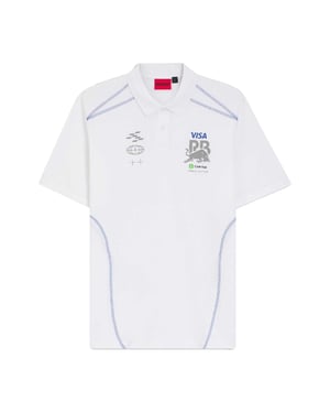 Hugo Mens Visa Cash App Racing Bulls F1 Polo Shirt (Wit)