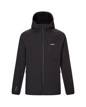 Regatta Adults Coat Soft Shell Ossek Zip black