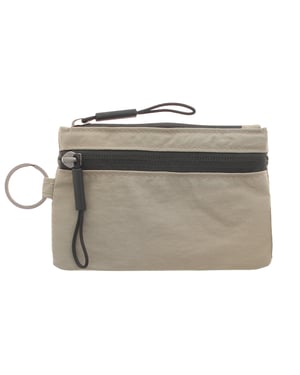 Compact Nylon Purse Hattie Zip Fastening green