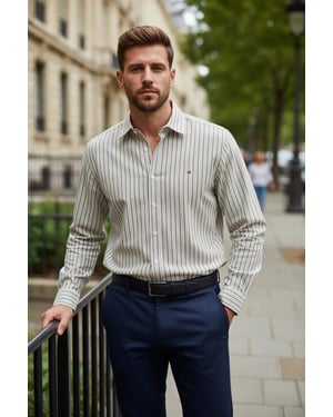 Striped Cotton Shirt