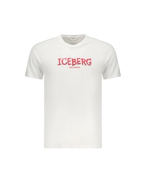 Iceberg Bianco Bomull Herr T-shirt
