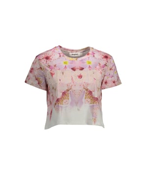Desigual Rosa Bomull T-shirt för kvinnor